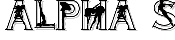 Alpha-Silouettes-2 font